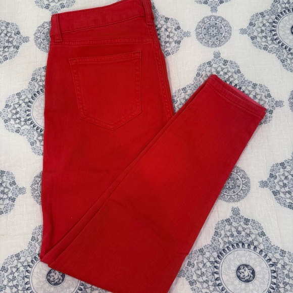 Lauren Ralph Lauren Women’s Red Premier Skinny Cropped Jeans size 4 Petite - Picture 3 of 10